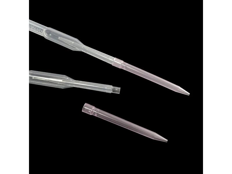 Pipettes à volume fixe de précision 400µl | Pipettes de transfert pour laboratoire | Conformes ISO | Codées par couleur pour identification facile