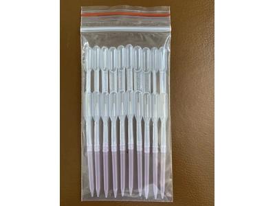 Pipettes à volume fixe de précision 400µl | Pipettes de transfert pour laboratoire | Conformes ISO | Codées par couleur pour identification facile