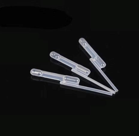 Pipettes de transfert transparentes 60µl 63mm 100µl 120µl à double bulbe