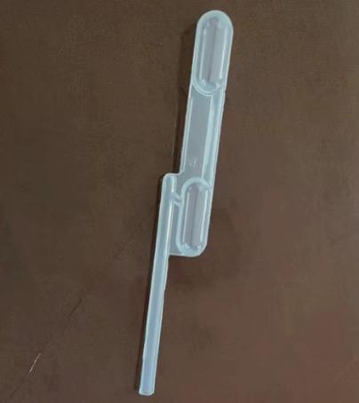 Pipettes de transfert transparentes 60µl 63mm 100µl 120µl à double bulbe