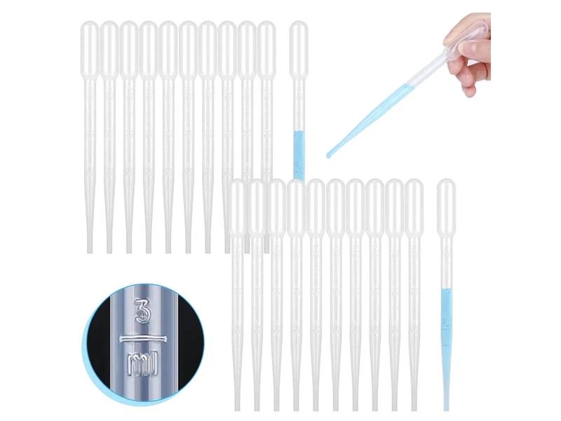Micropipettes de transfert de liquide de laboratoire 149mm 5ml à volume réglable pipette de transfert Pasteur