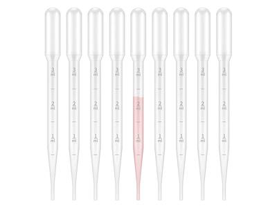 Micropipettes de transfert de liquide de laboratoire 149mm 5ml à volume réglable pipette de transfert Pasteur